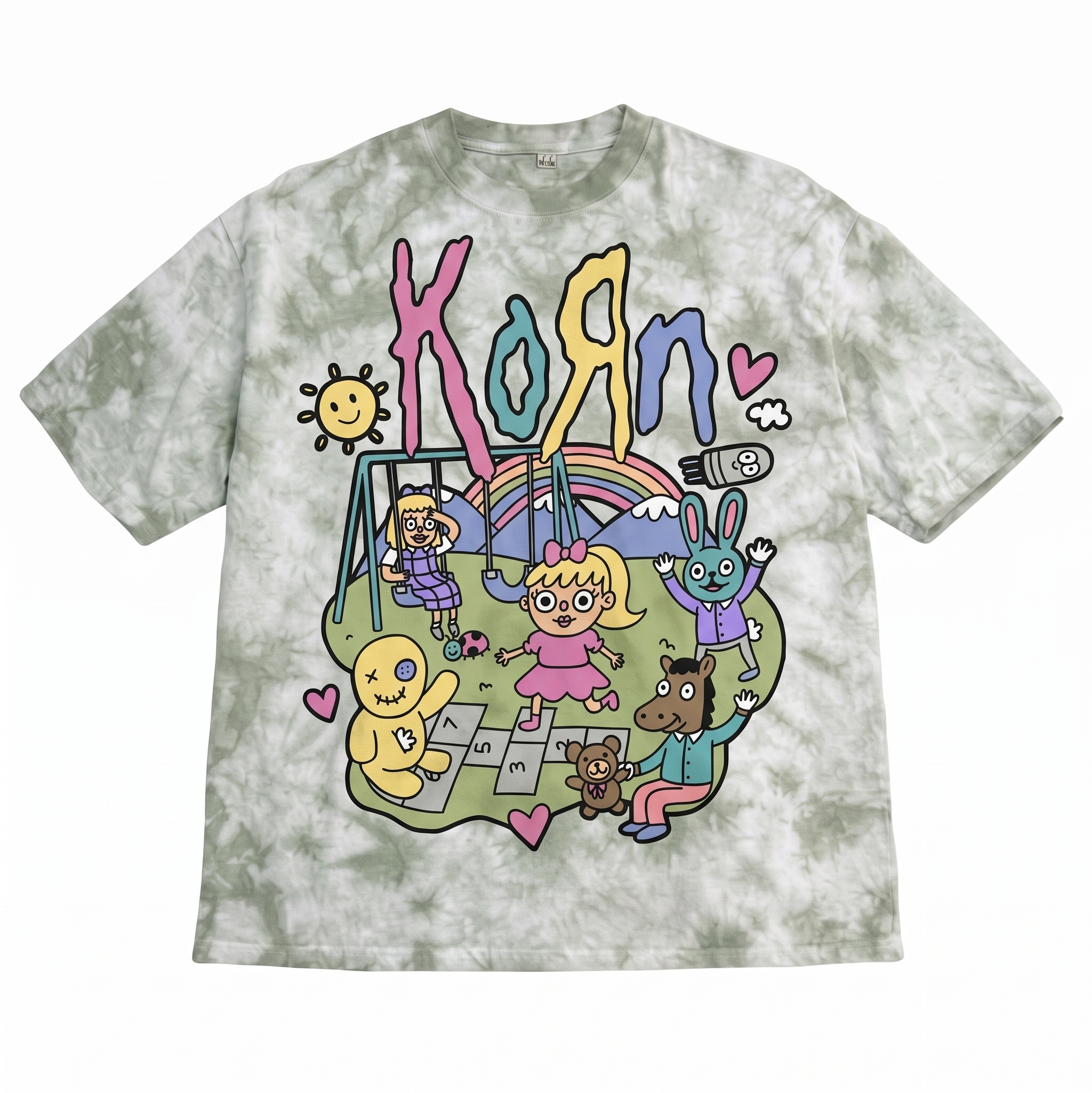 Korn Playground Tee — Sage