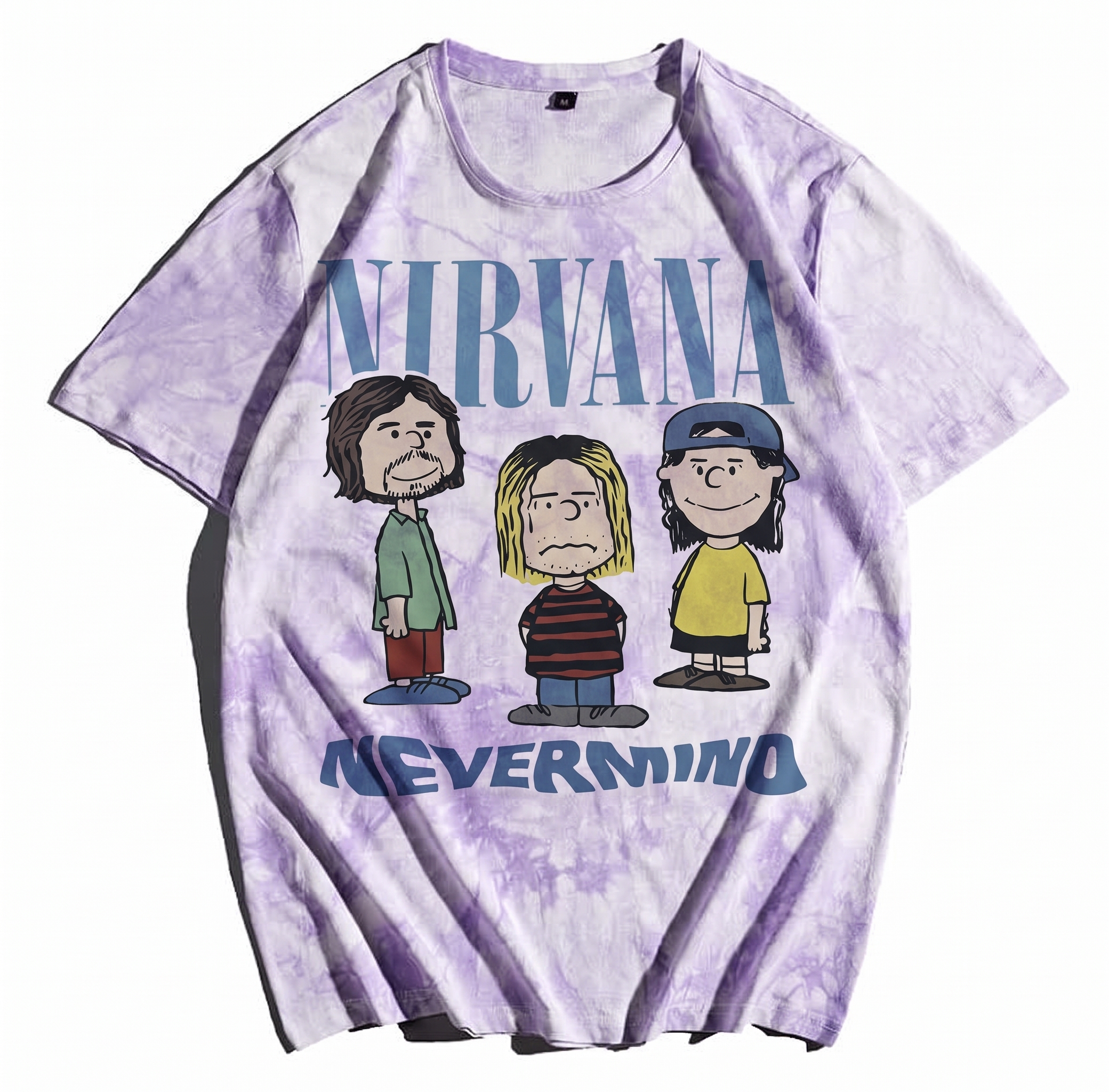Nirvana Nevermind Toon Tee — Lavender
